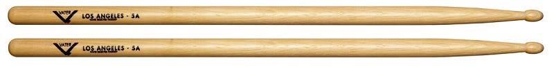 Baqueta Vater 5A Los Angeles VH5AW Padrão 5A Clássica em Hickory Made in USA com ponta oval