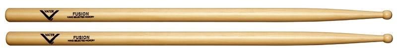 Baqueta Vater Fusion VHFW Hickory Made in USA com Padrão entre 5A e 5B e ponta tipo barril
