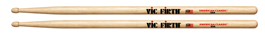 Baqueta Vic Firth American Classic Hickory 55A "Padrão 5A/5B" (1145)