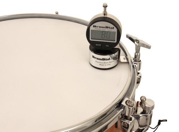 Afinador de Tambores DrumDial Digital Drum Tuner DDD com Case Medidor de Tensão e Afinador de Tambor
