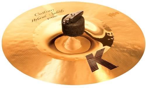 Splash Zildjian K Custom Hybrid 09" Acabamento Híbrido Dark e Brilliant