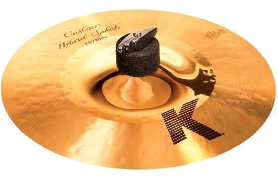 Splash Zildjian K Custom Hybrid 11" Acabamento Híbrido Dark e Brilliant (Liquidação)