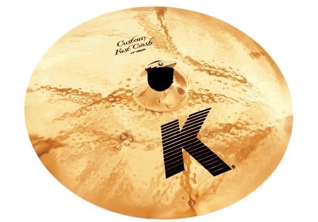 Crash Zildjian K Custom Fast Brilliant 17" Desenvolvido em Parceria com Dennis Chambers