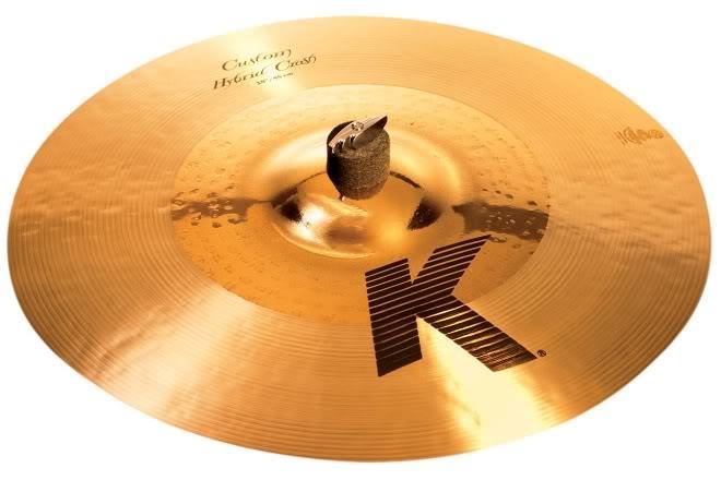 Crash Zildjian K Custom Hybrid 19" Acabamento Híbrido Dark e Brilliant
