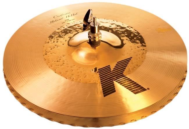 Chimbal Zildjian K Custom Hybrid 14.25" Acabamento Híbrido Dark e Brilliant