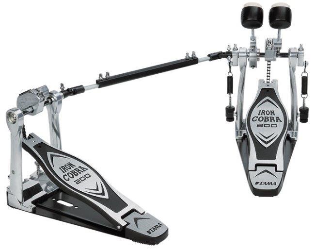Pedal Duplo Tama Iron Cobra HP200PTW com Sistema de Polia Power Glide