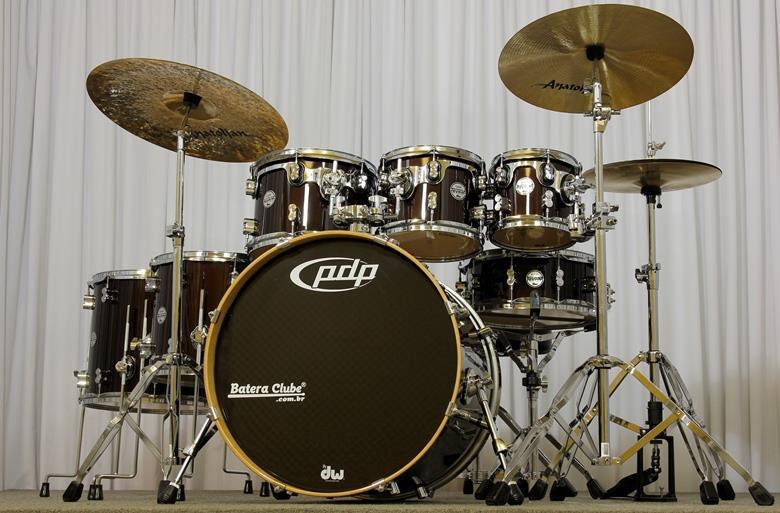 Bateria PDP by DW Concept Maple DW Transparent Walnut Lacquer 22",8",10",12",14",16"