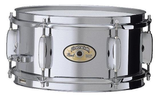 Caixa Pearl FireCracker Steel Chrome Shell 10x5" Caixa Auxiliar