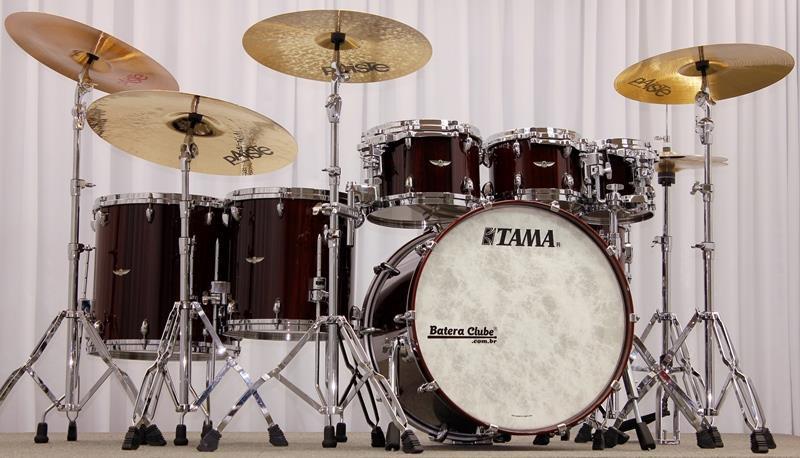 Bateria Tama Star Bubinga Dark Red Cordia 22",8",10",12",14",16" Made Japan Mais Top do Mundo!