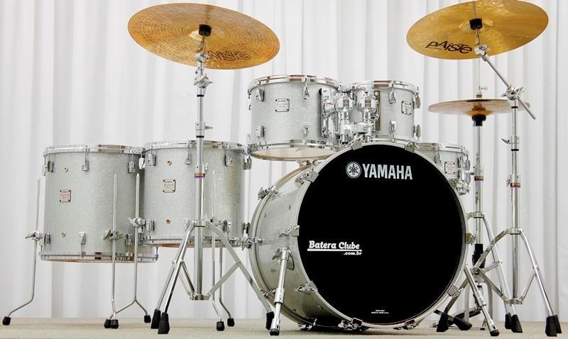 Bateria Yamaha Absolute Birch Hook Lug Silver Sparkle 22",10",12",14",16" (Made Japan)
