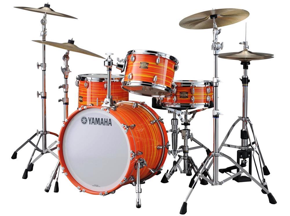 Bateria Yamaha Club Custom Kapur Shell Orange Swirl com Bumbo 20" (Made Japan)