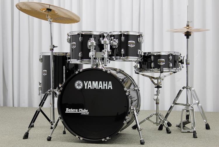 Bateria Yamaha GigMaker Fusion Set Black Glitter Sparkle 20",10",12",14"