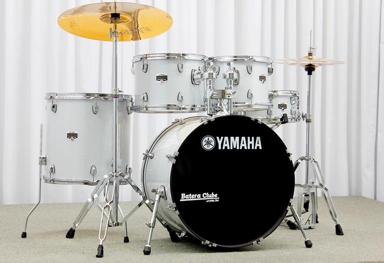 Bateria Yamaha GigMaker Rock Set Silver Glitter Sparkle 22",12",13",16"