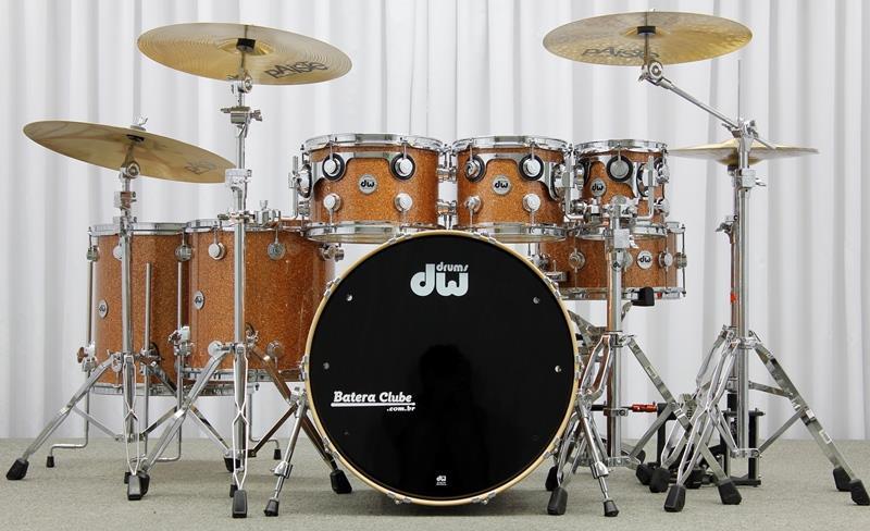Bateria DW Collectors Maple Finish Ply Champagne Glass 22",8",10",12",14",16"