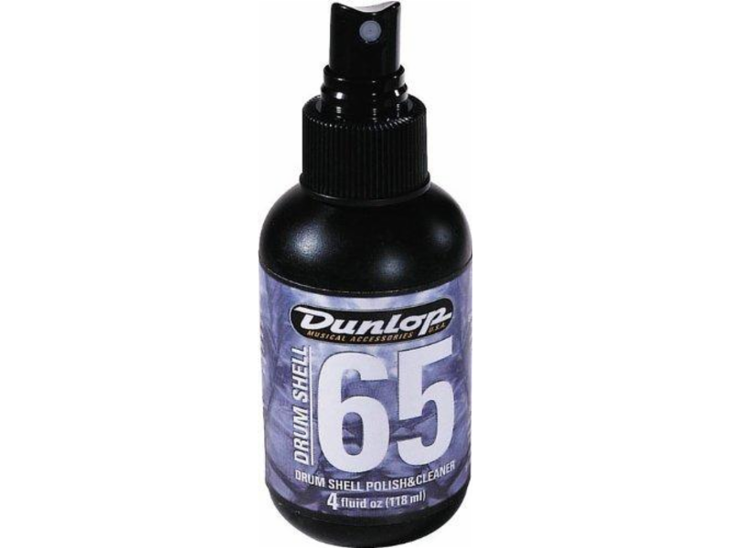 Limpador e Polidor de Tambores e Ferragens Dunlop F65 Drum Shell com cera protetora (1124)