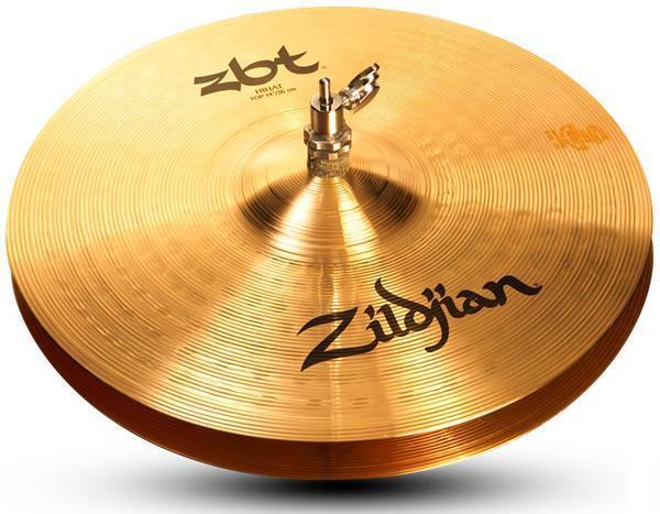 Chimbal Zildjian ZBT 14" Medium Hihat com Novo Martelamento e Bronze
