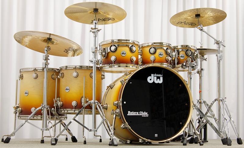 Bateria DW Collectors Maple Satin Specialty Burnt Toast Burst 22",8",10",12",14",16"