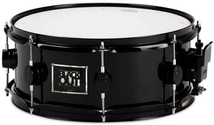 Caixa PDP by DW Blackout Series Maple Piano Black 14x6" Hardware Black Chrome