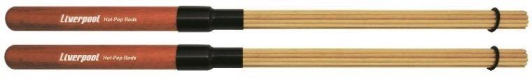 Baqueta Rod Liverpool Hot-Pop Rods Light com Cerdas de Bambu (mais macia) e Peso Leve RD-151 (11430)