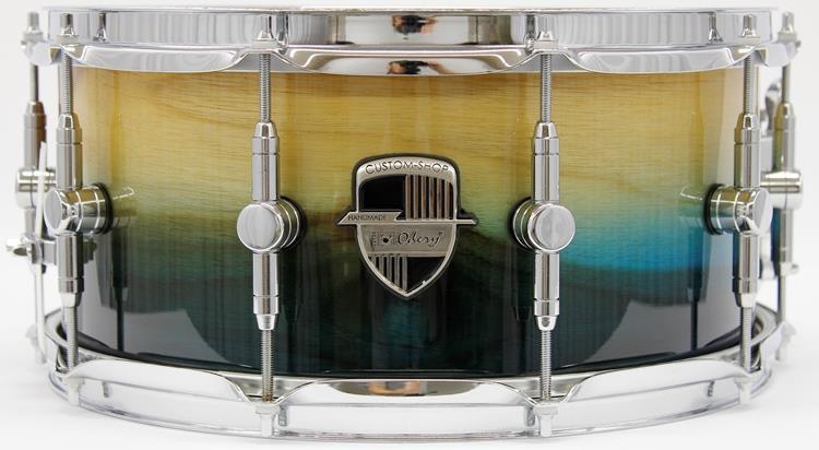 Caixa Odery Custom-Shop Limited Batera Clube Collection 14x6,5" Exotic Teka Deep Blue Fade