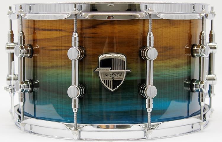 Caixa Odery Custom-Shop Limited Batera Clube Collection 14x8" Exotic Teka Deep Blue Fade