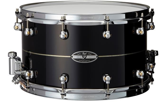 Caixa Pearl Hybrid Exotic Series Kapur Fiberglass 14x8" Casco Fibra de Vidro (Acervo)
