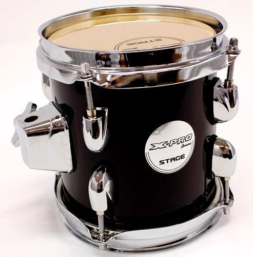 Tom de Efeito X-Pro C. Ibañez Black 6" com Clamp e Holder para Expandir Qualquer Bateria