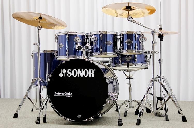 Bateria Sonor Smart Force Xtend Series Fusion Brushed Blue 20",8",10",12",14"
