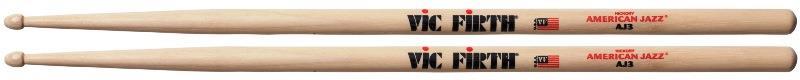 Baqueta Vic Firth American Jazz AJ3 Hickory "Padrão 7A" (7340)