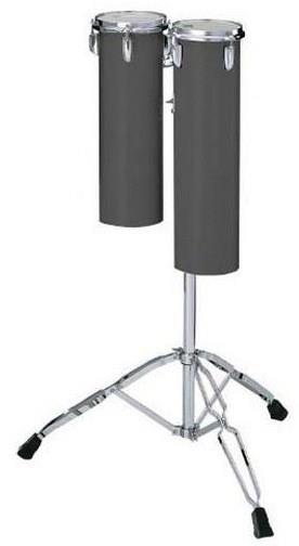 Kit de Octobans Pearl Rocket Tom Piano Black ALX-1821 Compridos com Estante T-800W e Tom Holders