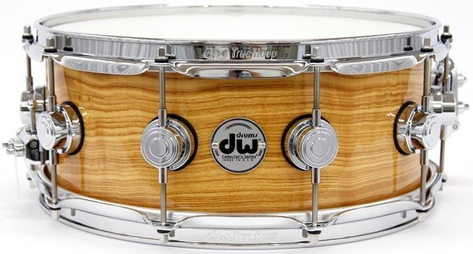 Caixa DW Collectors Maple Exotic Limited Series Figured Olive Ash 14x5,5" Made USA 11-Ply Shell