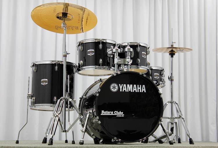 Bateria Yamaha GigMaker Rock Set Black Glitter Sparkle 22",12",13",16"