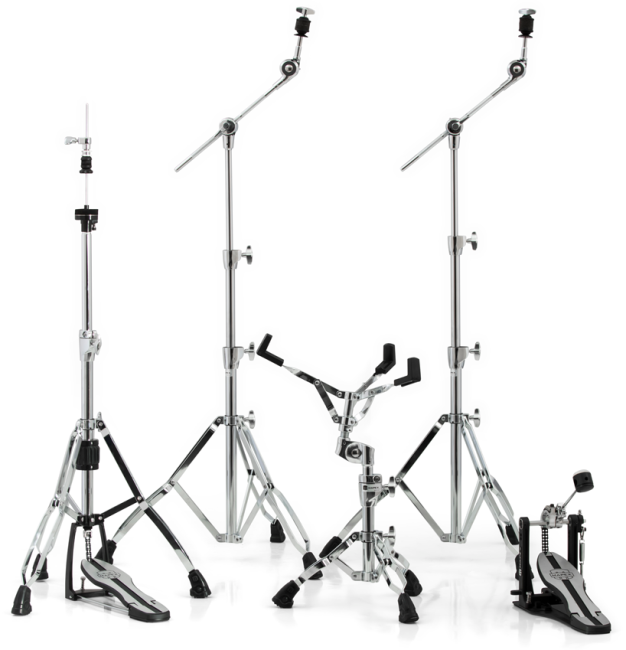 Kit de Ferragens Mapex HP6005 Mars Series 600 com Hihat, 2 Girafas, Est. Caixa e Pedal