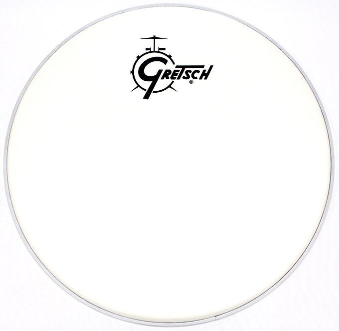 Pele de Bumbo Gretsch Coated Resposta de Bumbo Porosa Branca com Muffle 20" GS20LHW