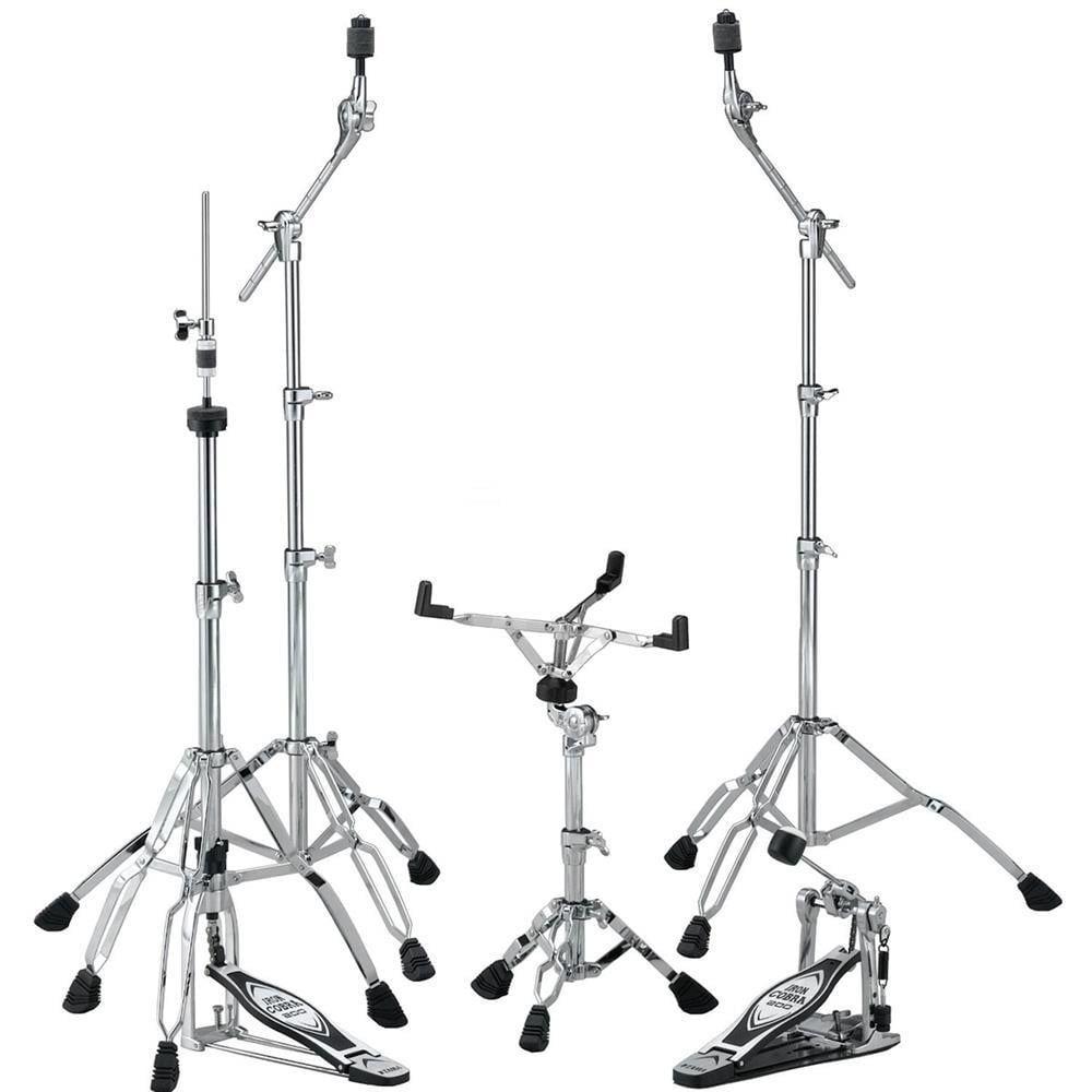Kit de Ferragens Tama HB5W com Pedal e Chimbal Iron Cobra 200 + 2 Girafas e Estante de Caixa (035060)