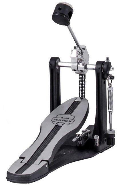 Pedal Simples Mapex P600 Mars Series Dual Chain Drive com Corrente Dupla e Base Fixa