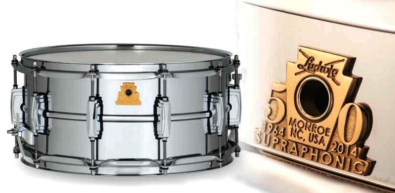 Caixa Ludwig Supraphonic LM402 Limited 50th Anniversary John Bonham 14x6,5" Made USA