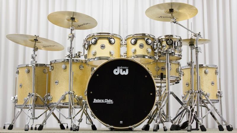 Bateria DW Collectors Exotic Series Birdseye Natural Maple Lacquer 22",8",10",12",14",16",18"