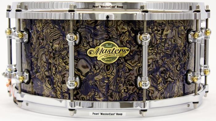 Caixa Pearl Masters Premium Maple MMP Royal Gold 14x6,5" com Anéis de Reforço