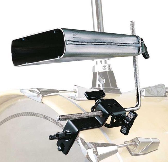 Clamp de Cowbell LP Sliding Mount LP328 para Fixar Percussão ou Acessórios no Aro do Bumbo (Saldão)