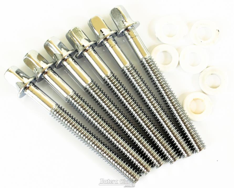 Parafusos de Afinação Torelli TA074 com 51mm (5,1cm) para Tons e Caixas Kit com 6 Unidades