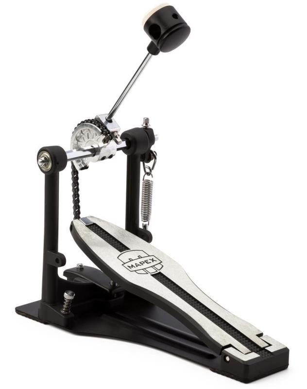 Pedal Simples Mapex P410 Storm Series Single Chain Drive com base fixa