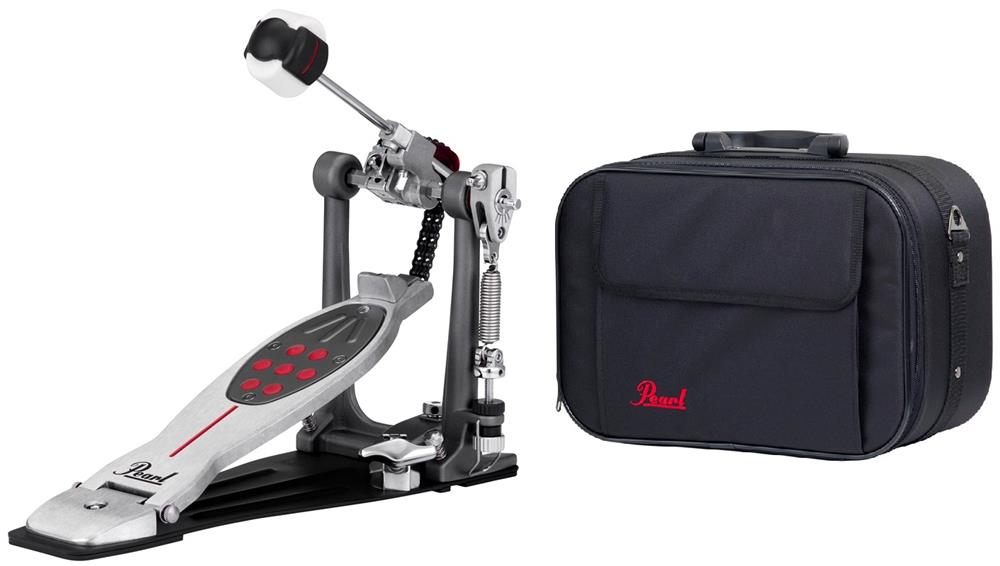 Pedal Simples Pearl Eliminator Redline P-2050C PowerShifter com Semicase e 4 Sistemas de Polias