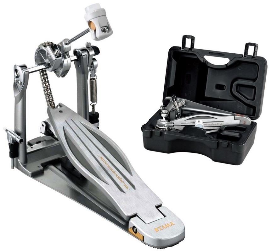 Pedal Simples Tama New Speed Cobra HP910LN com Mola Propulsora Cobra Coil e Case (035233)