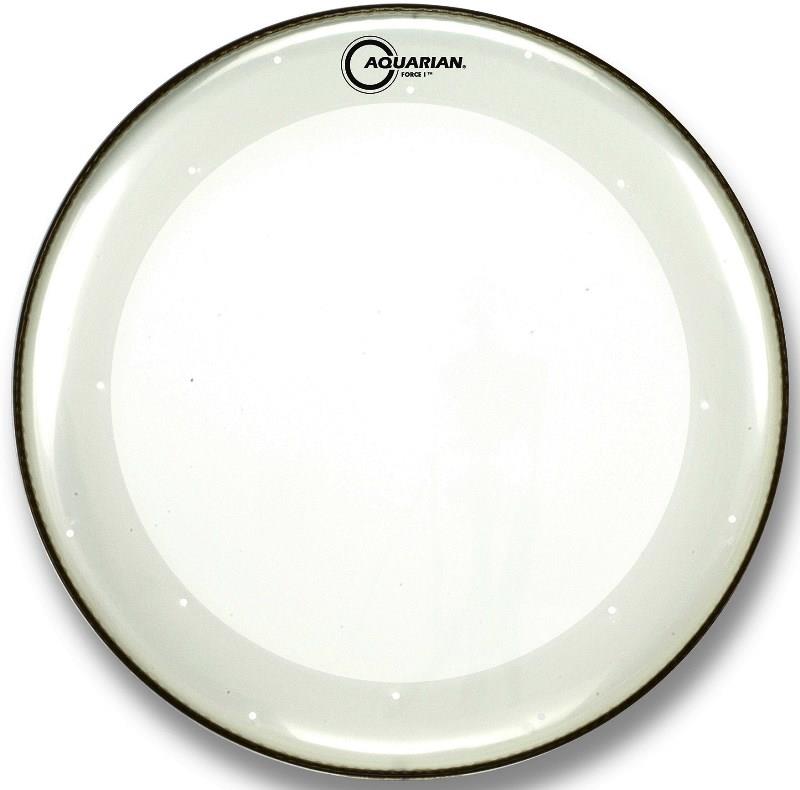 Pele Aquarian Force I Clear 20" FB20 com Anel Abafador (Similar Powerstroke 3 e EQ1) 80650