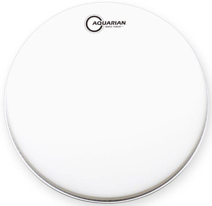 Pele Aquarian Triple Threat Coated 14" TRP14 para Caixa com 3 Filmes, Extra Pesada e Controlada 80671