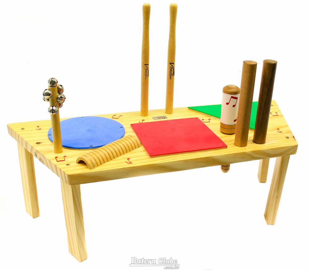 Percussão JOG Vibratom Baby Geométrica P3697 com Reco-reco, Maraca (Musicalização Infantil) 16500