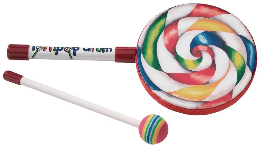 Tambor Infantil Remo Lollipop Drum 06" com Mallet (Musicalização Infantil) 10642
