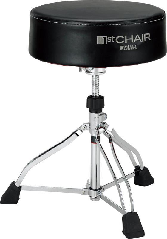 Banco Tama 1st Chair HT830B Round Rider XL com Regulagem em espiral mais top da marca (036682)