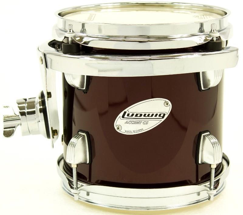 Tom Avulso 08" Ludwig Accent CS Metallic Wine 8x8" (Liquidação) FRETE GRÁTIS